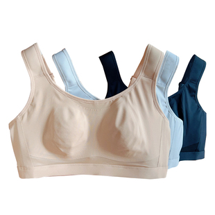一秒变平胸感~高包裹力运动内衣超薄大胸显小抗震无痕无钢圈文胸