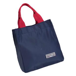 时尚纯色男女保温饭盒袋上班族简约带饭手提包铝箔便当包手提袋子