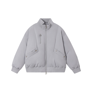 FORNINES防风立领棉衣男款冬季加厚棉袄潮牌棉服休闲防寒服外套女