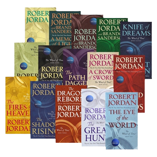 时光之轮1-14册+前传 英文原版 The Wheel Of Time 文学小说 15册 Robert Jordan 简装 英文版 进口英语原版书籍