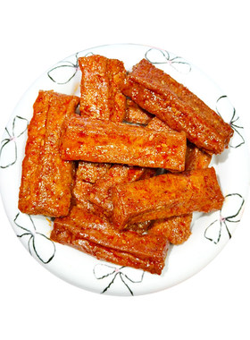 虎皮豆干零食零嘴麻辣五香豆干办公室解馋小吃网红辣条休闲食品