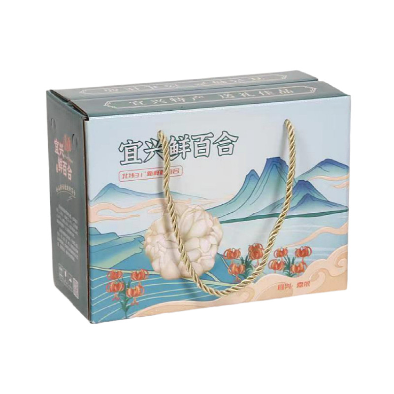 宜兴鲜百合礼盒9斤1箱