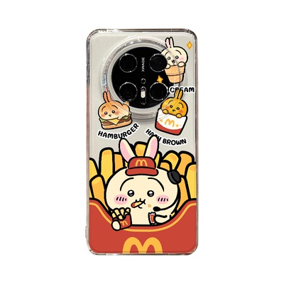 M记Chiikawa适用华为mate70pro手机壳mate50乌萨奇40e吉伊卡哇mt30荣耀X60GT新款magic7薯条6外壳5保护套4+套