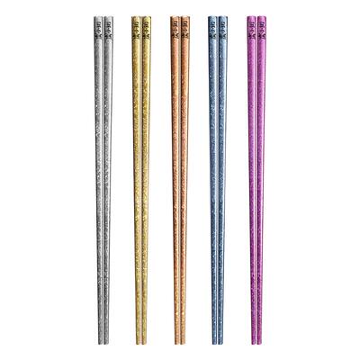 炭小街纯钛筷子冰花防滑抑菌防霉防摔健康餐具一人一筷户外高档