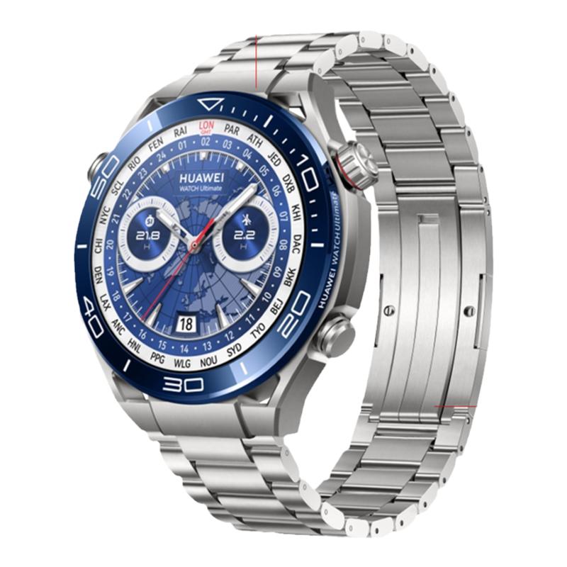 适用华为Watch ultimate全钛手表带GT5pro金属腕表watchgt4时尚同款watch3男式gt2商务watch4pro非钛合金腕带