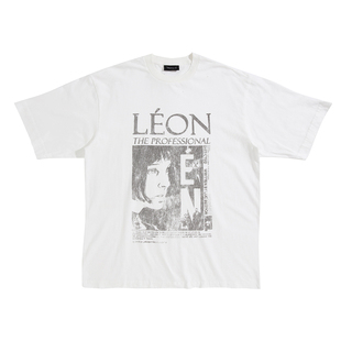 WENFENG LI 25SS 「杀手不太冷」复古印花T恤boxyfit短宽中号版型