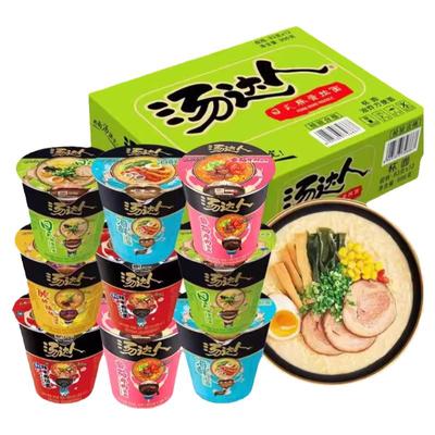 统一汤达人方便面日式豚骨杯装