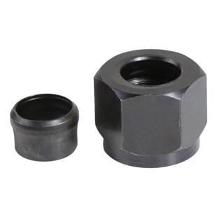 液压高压油管接头公制卡套12 14 16等mm内丝螺母螺帽铁管铜管配件