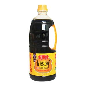 鲁花自然鲜酱香酱油1L桶非转基因压榨酿造酱油黄豆餐饮商用