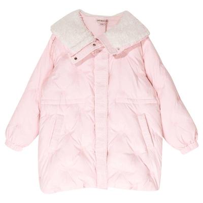 IVYHOUS中长加厚保暖甜粉羽绒服