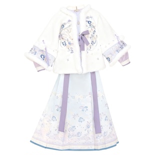 汉服女童2026新款冬季儿童古风明制唐装超好看日常可穿国风拜年服