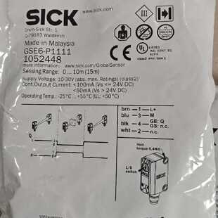 溢价-西克光电传感器GSE6-P1111，订货号1052448，数