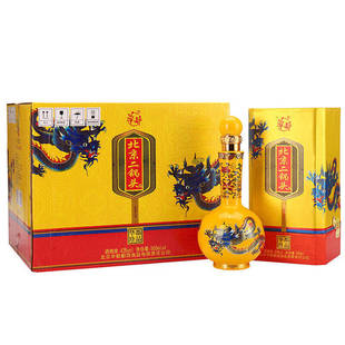 华都北京二锅头 华都珍品43度清香型纯粮优级白酒500ml*4瓶整箱