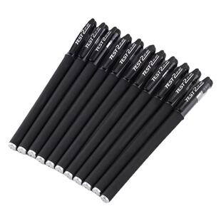 磨砂中性笔考试专用笔学生用0.5mm碳素黑色水性签字水笔芯心圆珠笔红笔全针管子弹头文具磨砂笔办公商务