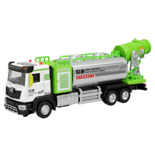 超大号合金喷雾车玩具城市除尘防霾洒水车仿真模型工程雾炮防疫车