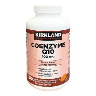 加拿大直邮KIRKLAND Signature/科克兰辅酶Q10 100mg 300粒/瓶