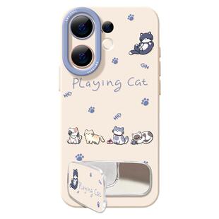 适用vivos30手机壳女款s19pro保护套vivo s16e全包18防摔s15/s12高级s18硅胶软s17外壳可爱s9好看猫咪新款s20