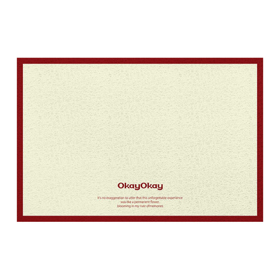 okay简约边框丝圈入户地垫门口家用可裁剪 pvc耐脏防滑除尘脚垫子