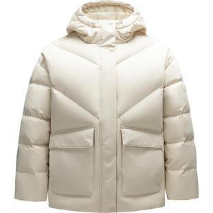 安踏速暖羽绒丨短款羽绒服女士秋冬季保暖面包服外套