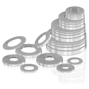 304不锈钢平垫垫片圆形加大加厚垫子金属超薄介子螺丝平垫圈M2M3