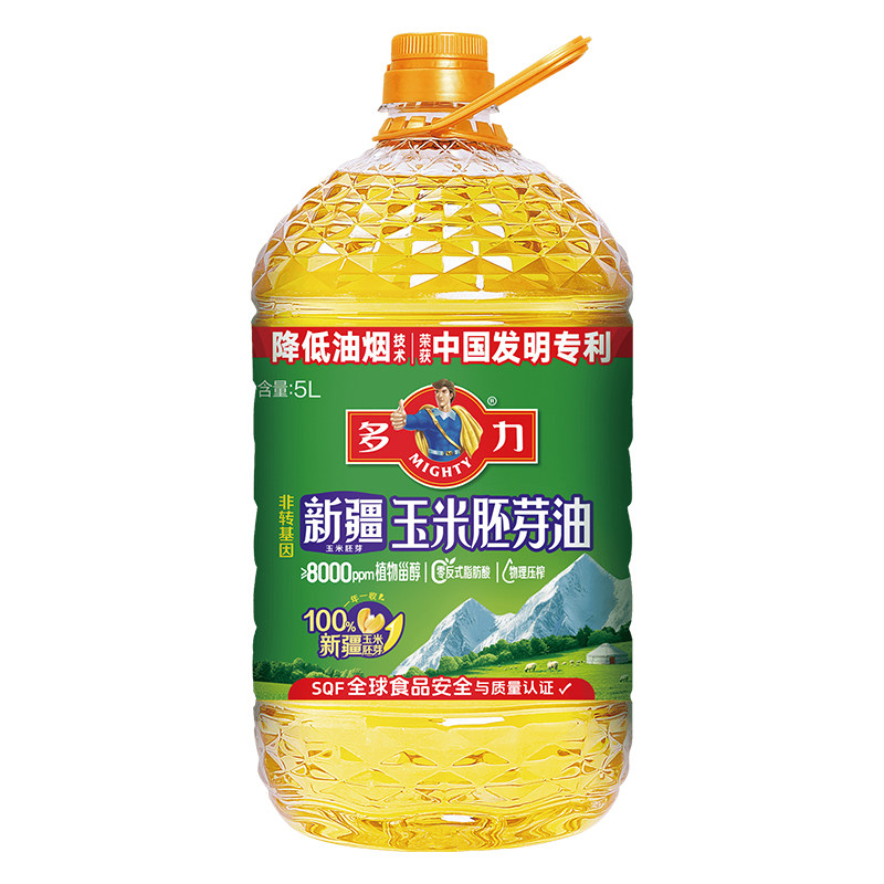 多力新疆玉米胚芽油5L非转基因