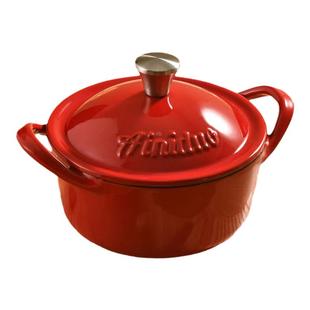 爱你多迷你13cm16cm珐琅锅铸铁锅一人食家用炖锅盅平底不粘锅砂锅