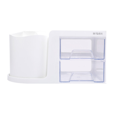 晨光旋转笔筒收纳盒桌面多功能