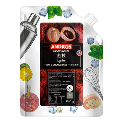 安德鲁荔枝颗粒果酱1kg