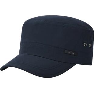 帽子男士夏季速干防晒平顶帽新款中老年人爸爸爷爷太阳帽男夏薄款