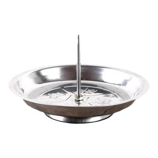 檀香可挂式卫生间蚊香盘子香台香座香插灭蝇宝宝锯齿家用盘香架底