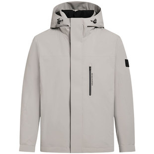 【高端机能鹅绒服】暇步士冬季保暖抗寒羽绒服男防风连帽商务外套