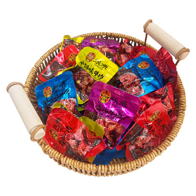 张飞火锅牛肉225g香辣香卤冷吃烧烤多味什锦牛肉干四川成都小零食