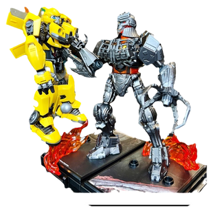 布鲁可积木变形金刚7超越版擎天柱大黄蜂天灾男孩玩具起源机器人