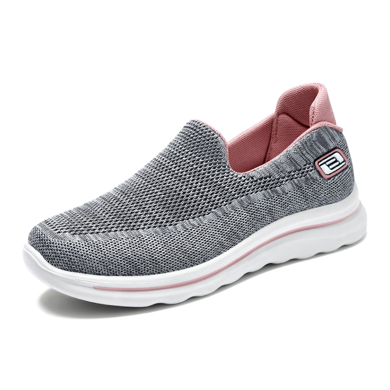 妈妈鞋子2024夏季网面中老年软底轻便老人女鞋休闲舒适运动健步鞋