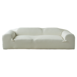 棉麻全包沙发笠白色奶油风一体防滑防猫抓2026款亚麻沙发万能套罩