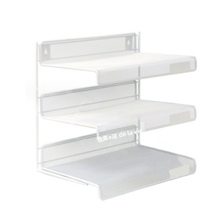 三层文件层架档案架桌面文档资料分隔收纳架分类篮架办公杂志卷宗