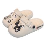 森马儿童洞洞鞋男女同款夏季包头凉拖半拖鞋户外穿软底沙滩凉童鞋