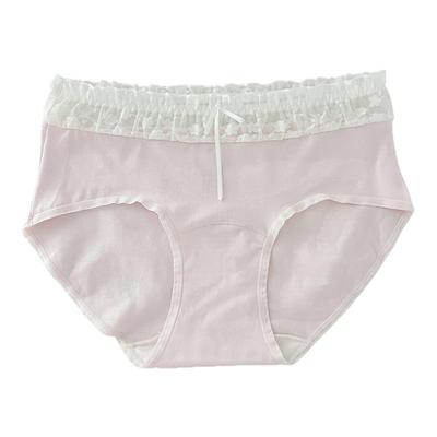内裤女生纯棉蕾丝中腰性感纯欲