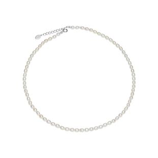 京润珍珠 锦书淡水珍珠项链小米baby珠锁骨链生日礼物百搭可叠戴A