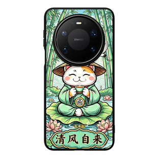 东来也适用于华为mate80Pro手机保护壳散热不烫手mate60Pro/30Pro磁吸壳高级感pura90超级好看手机套清风自来