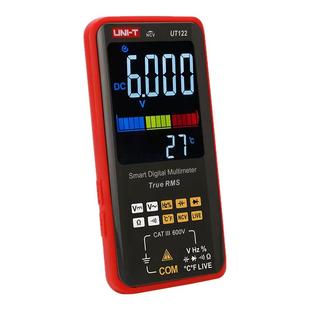优利德UT122卡片式智能防烧万用表高精度自动量程数字万用表大屏