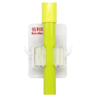 佰利旺免打孔粘贴式防水多用途高级拖把夹硅胶