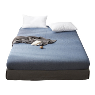 床笠罩纯棉单件a类水洗棉大床1米8小床垫厚5-25cm定制全棉保护套