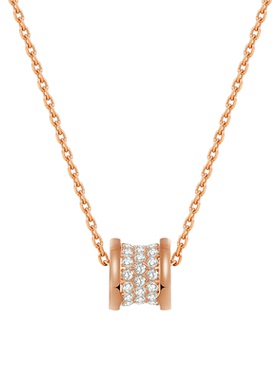 钛钢小蛮腰小款项链女满钻欧美