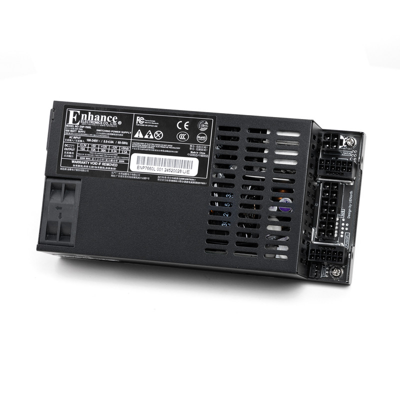益衡ENP7660L小1UFlex全模组600W电源ITXdiy小主机500W静音铂金