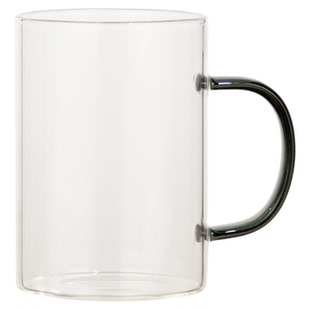 高硼硅玻璃杯马克耐热带把手水杯家用套装杯子耐高温喝水啤酒茶杯