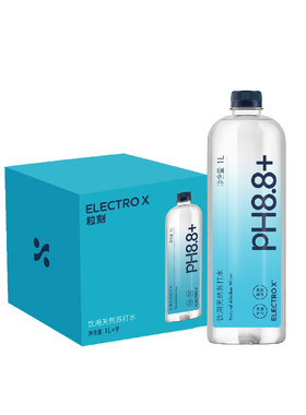粒刻pH8.8天然碱性苏打水1L装