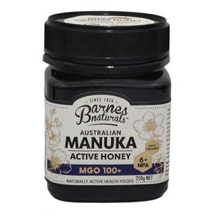 临期特价  澳大利亚进口巴恩天然麦卢卡100+蜂蜜美叶茶饮蜂蜜250g