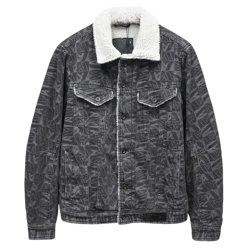 ABLE,JEANS男士棉服夹克羊羔绒