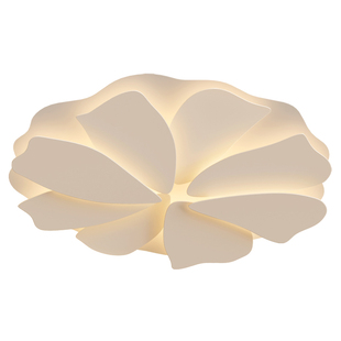 奶油风花朵吸顶灯花瓣法式卧室灯主灯现代简约客厅餐厅灯书房灯具